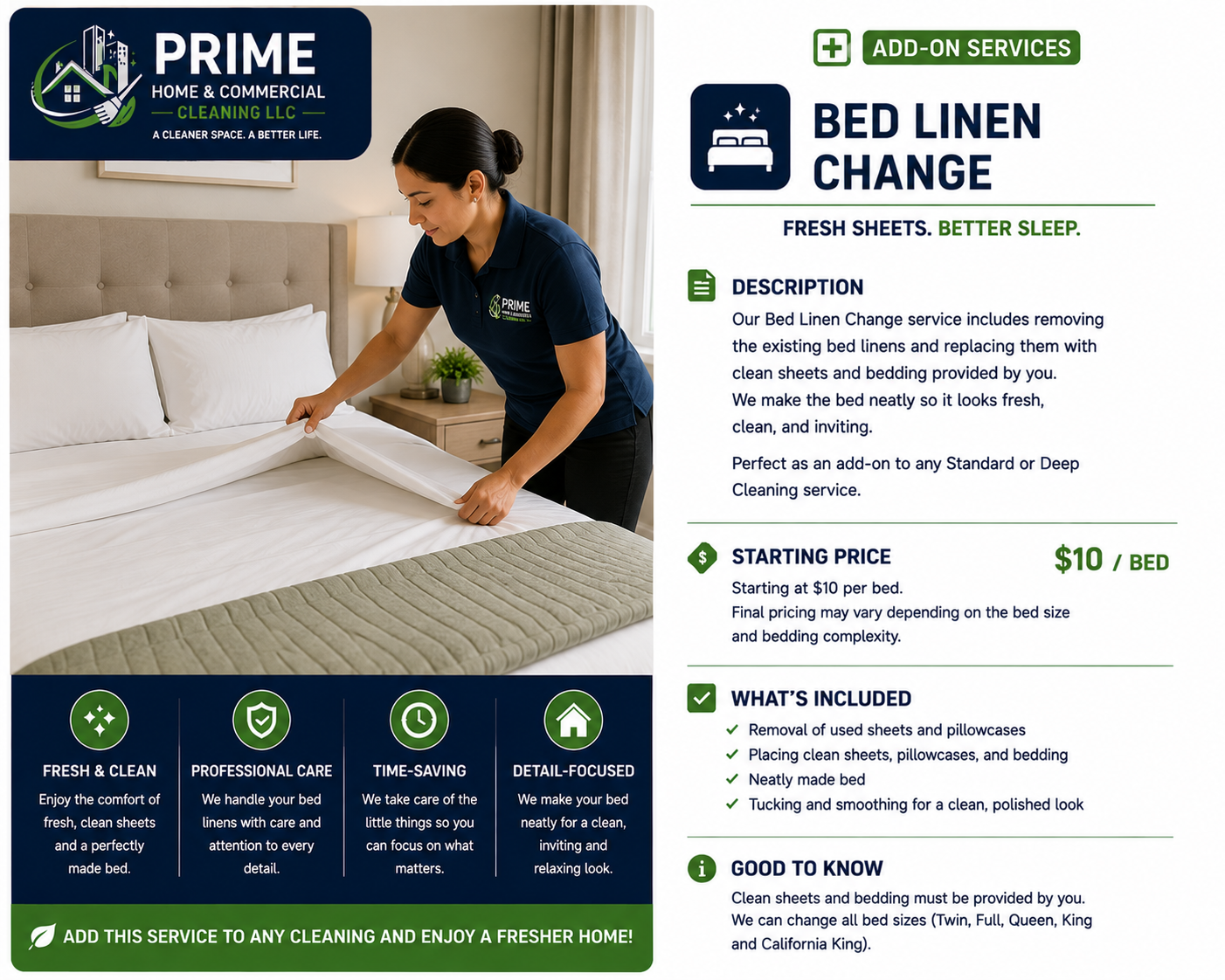 Bed Linen Change