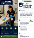 🛁 Extra Bathroom Cleaning
